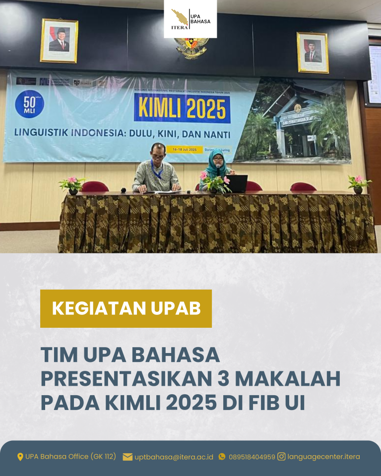 Tim UPA Bahasa Presentasikan 3 Makalah Pada KIMLI 2025 di FIB UI