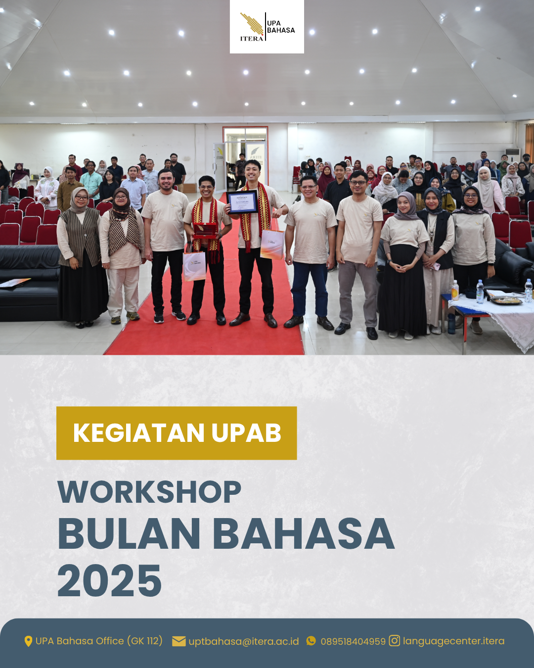 Tingkatkan Kemampuan Berbahasa Inggris, UPA Bahasa Adakan Workshop Bulan Bahasa 2025