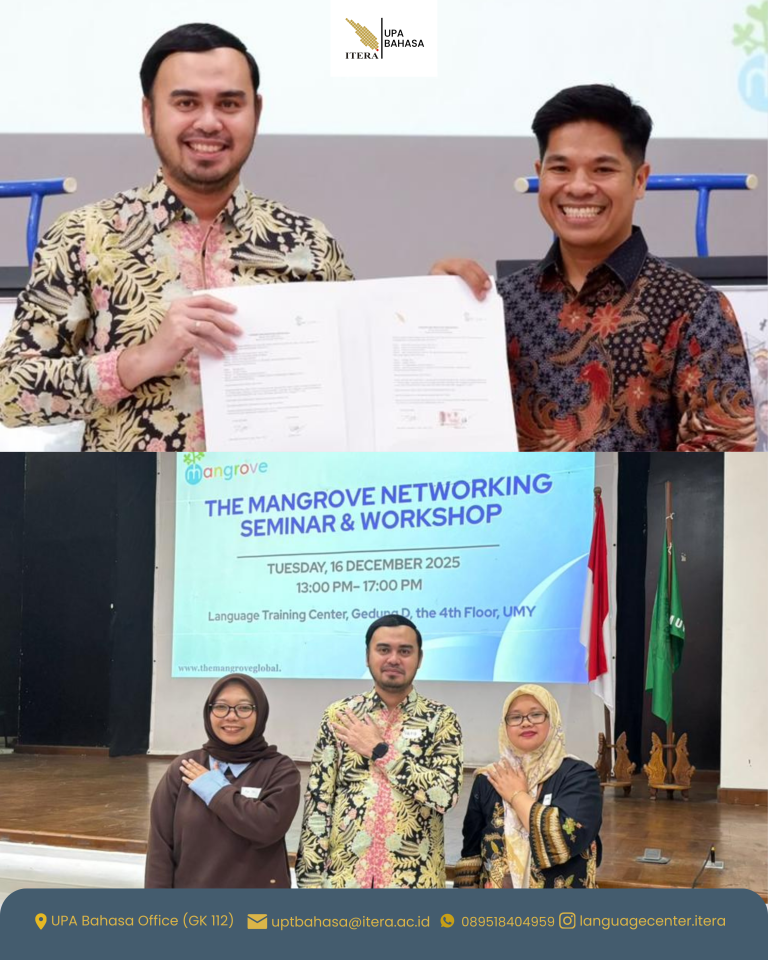 Kembangkan Jejaring Nasional, UPA Bahasa Itera Jalin Kerja Sama dengan The Mangrove Global