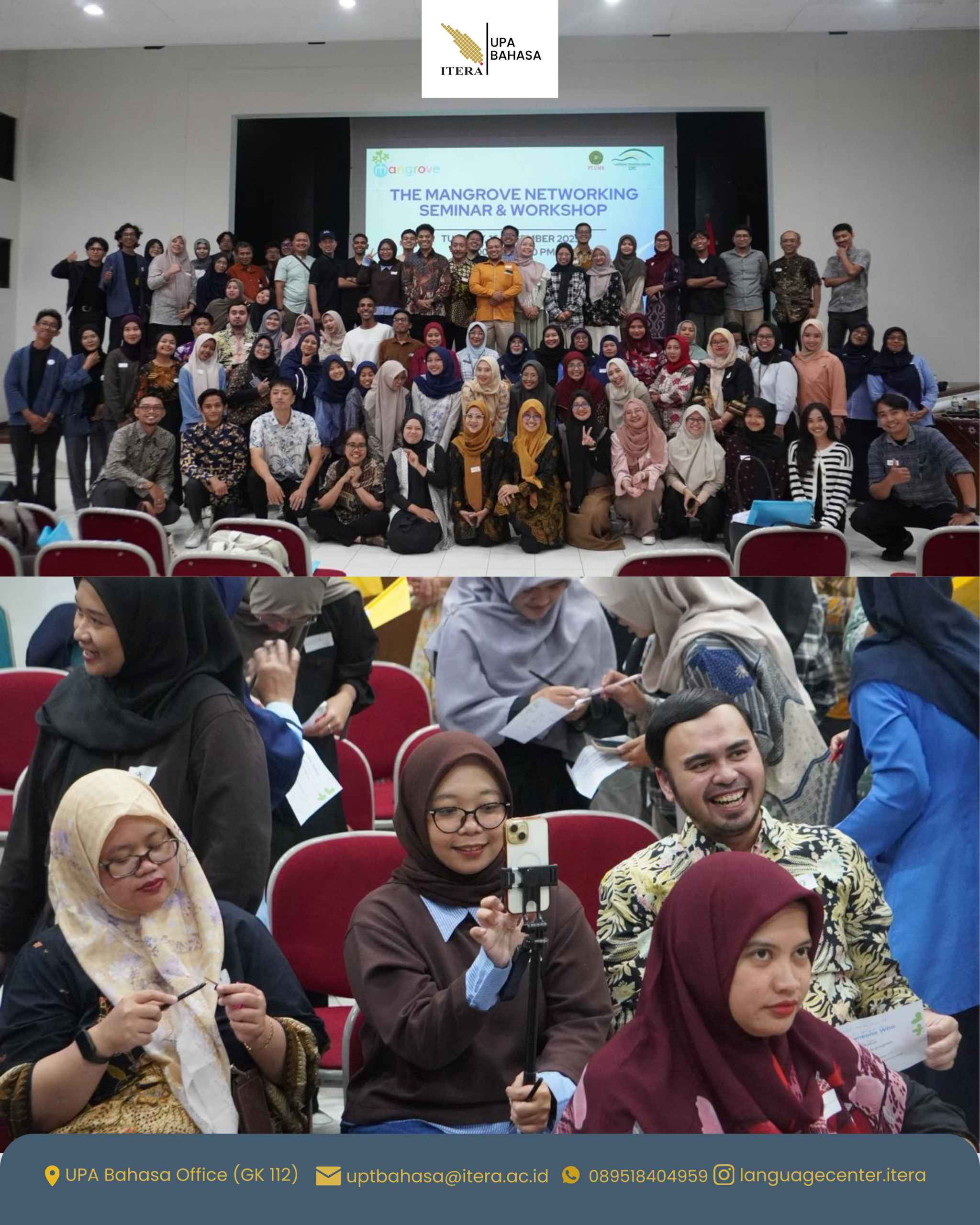 UPA Bahasa Itera Hadiri The Mangrove Networking Seminar & Workshop 2025, Perkuat Kolaborasi Pendidikan