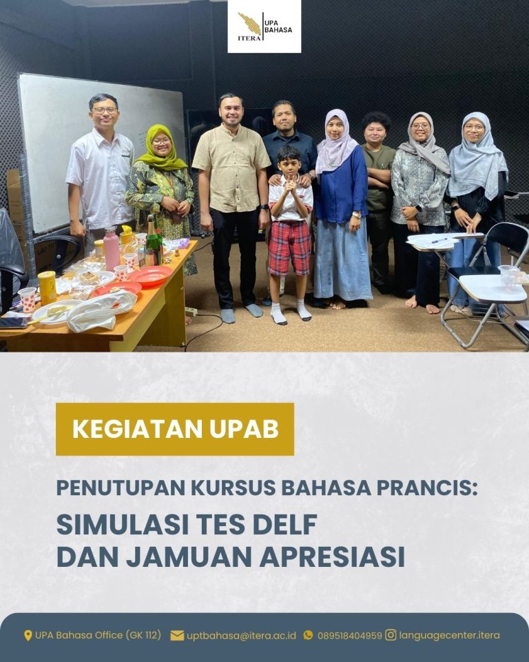 Penutupan Kursus Bahasa Prancis: Simulasi Tes DELF dan Jamuan Apresiasi